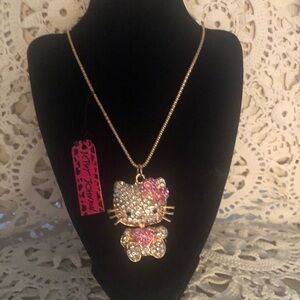 NWT Betsey Johnson Hello Kitty Necklace
